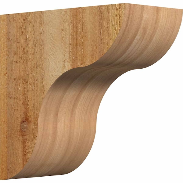 Ekena Millwork Carmel Rough Sawn Corbel, Western Red Cedar, 6"W x 12"D x 12"H COR06X12X12CAR00RWR - main
